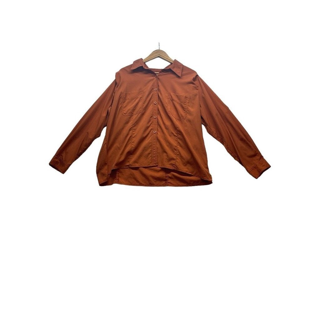 Tilley Ladies Orange 3XL Button Shirt Made In Canada